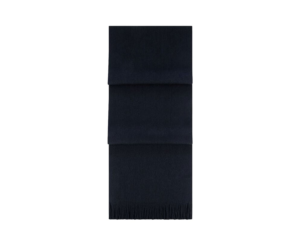 Aurelien Navy Extrafine Merino Scarf