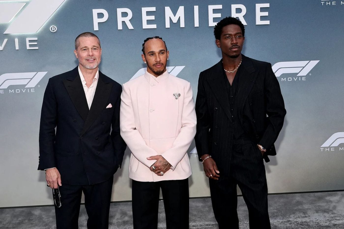 Brad Pitt Lewis Hamilton Damson Idris F1 The Movie