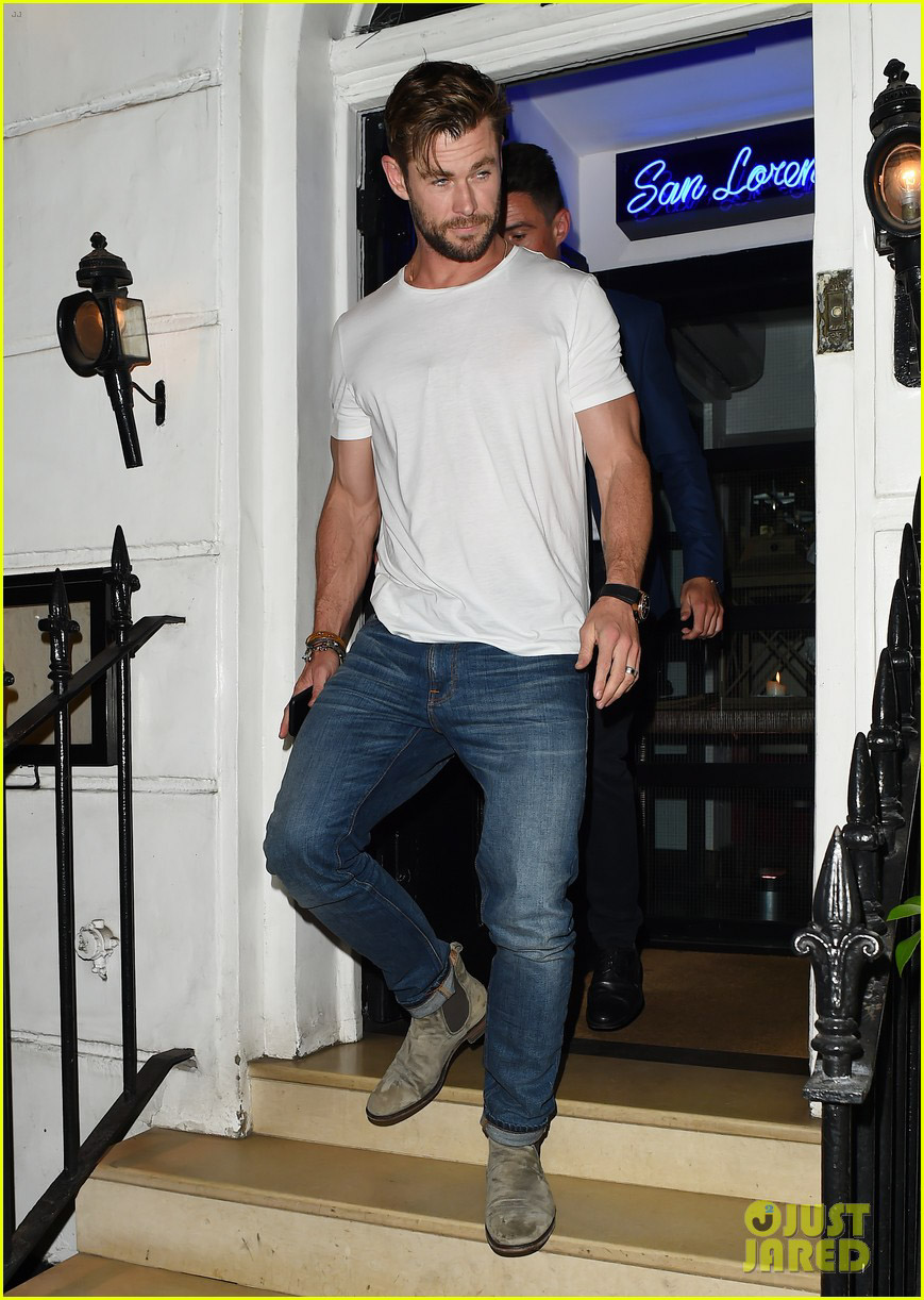 Man walks down San Lorenzo.