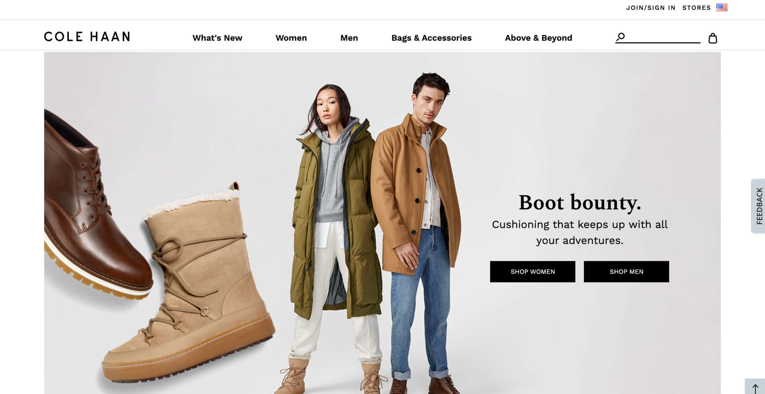Cole Haan: Stylish, comfortable winter boots online.