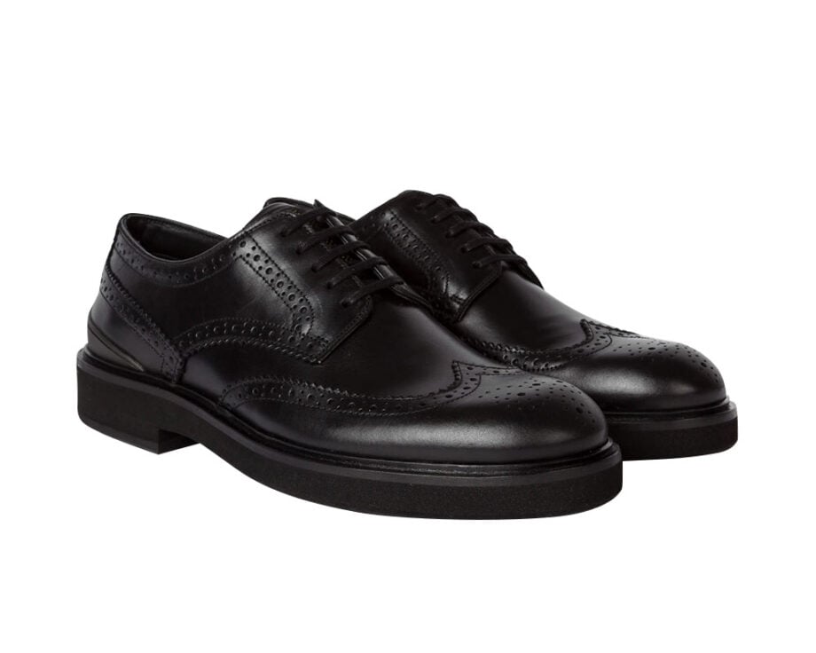 Black Paul Smith Brogue Shoes