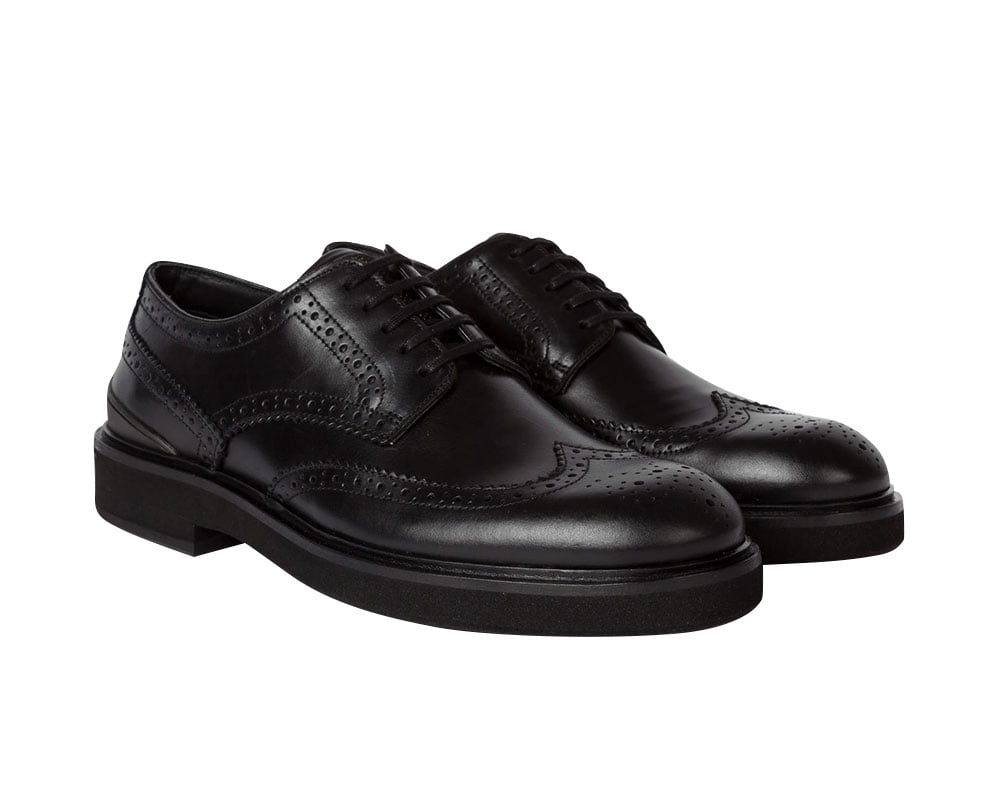 Black Paul Smith Brogue Shoes