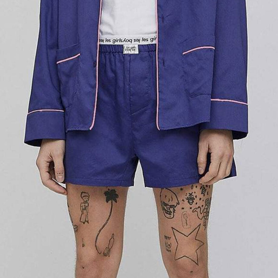 Dmarge mens-pajama-shorts Les Girls Les Boys