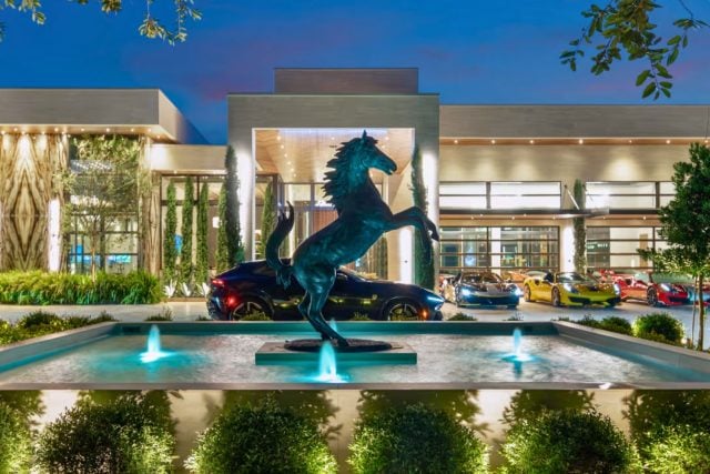 Ferrari inspired mansion Florida USA