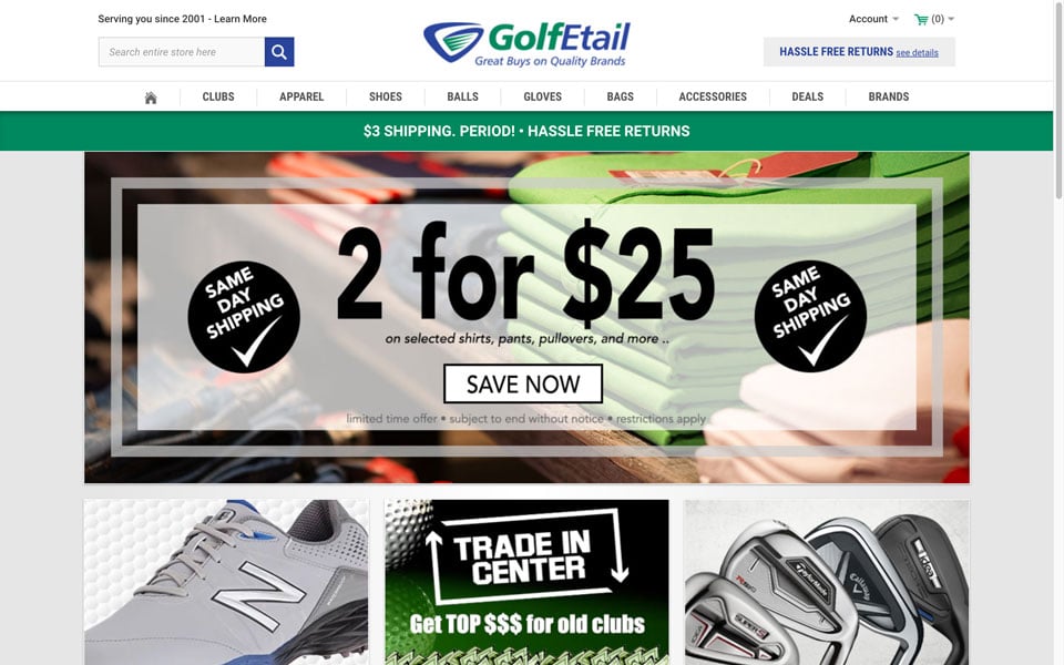 Promo: Apparel, Gear, Shipping – GolfDeals.com