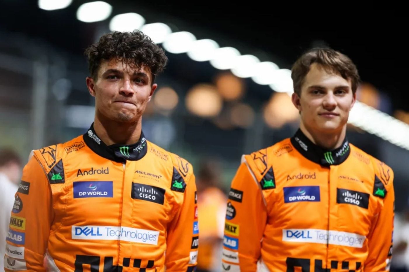 Lando Norris Oscar Piastri McLaren