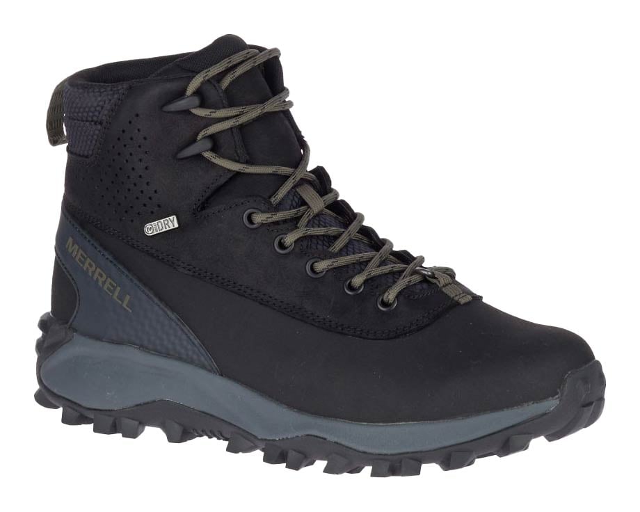 MERRELL GORE-TEX black outdoor boot for winter.