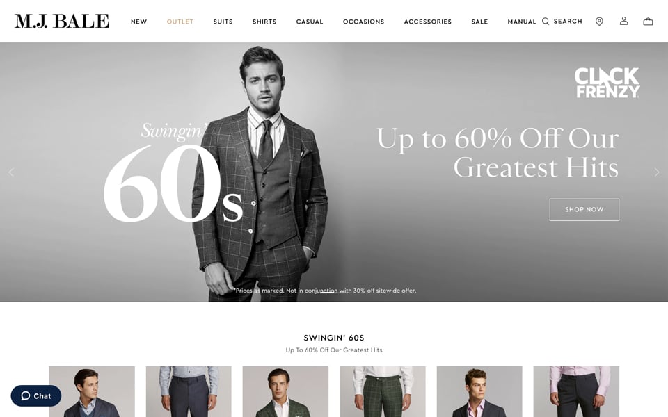 M.J. Bale: 60s sale online.