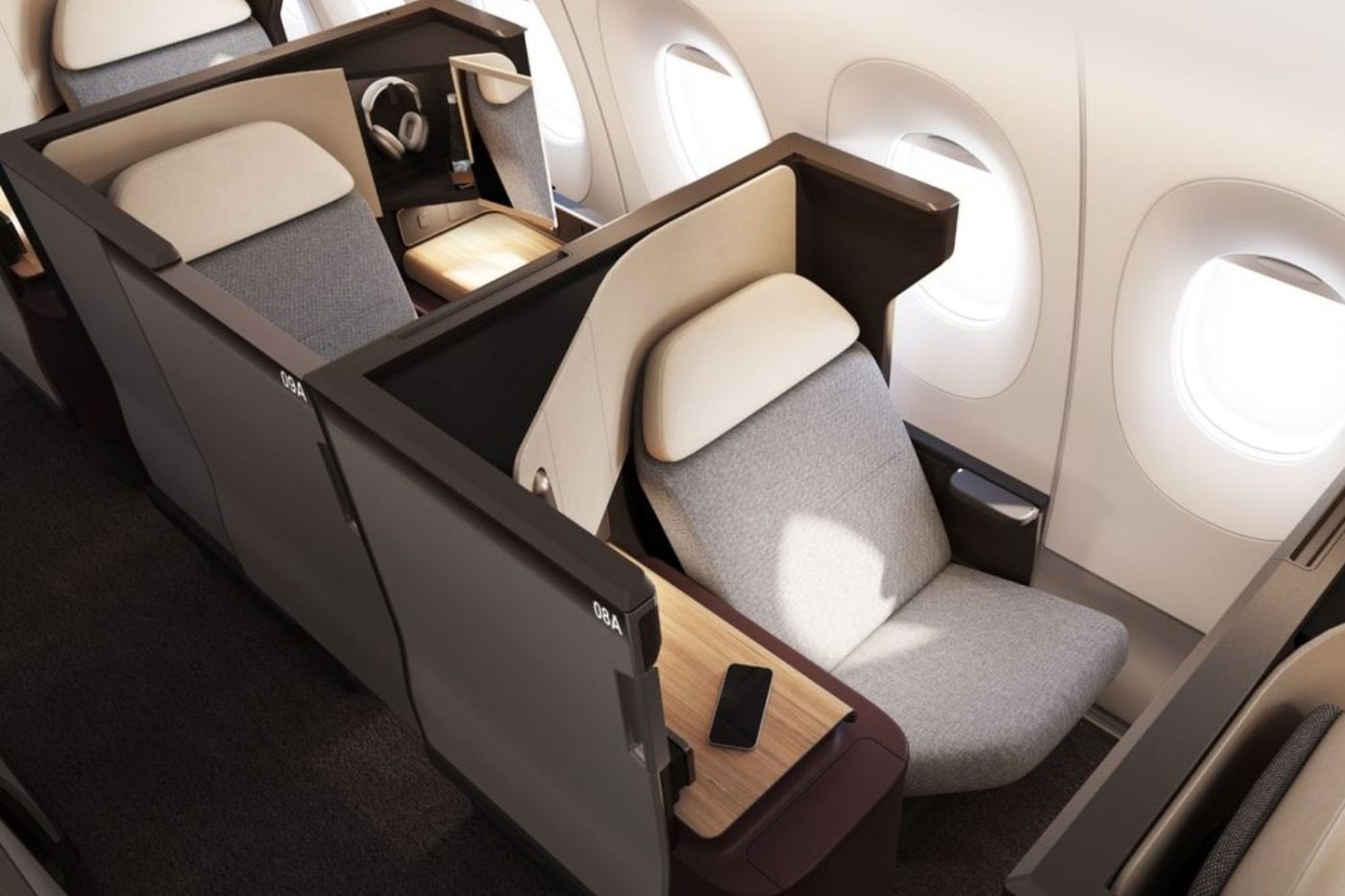 Qantas Business class