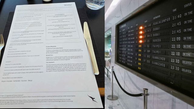 Qantas First Class Lounge Sydney Airport