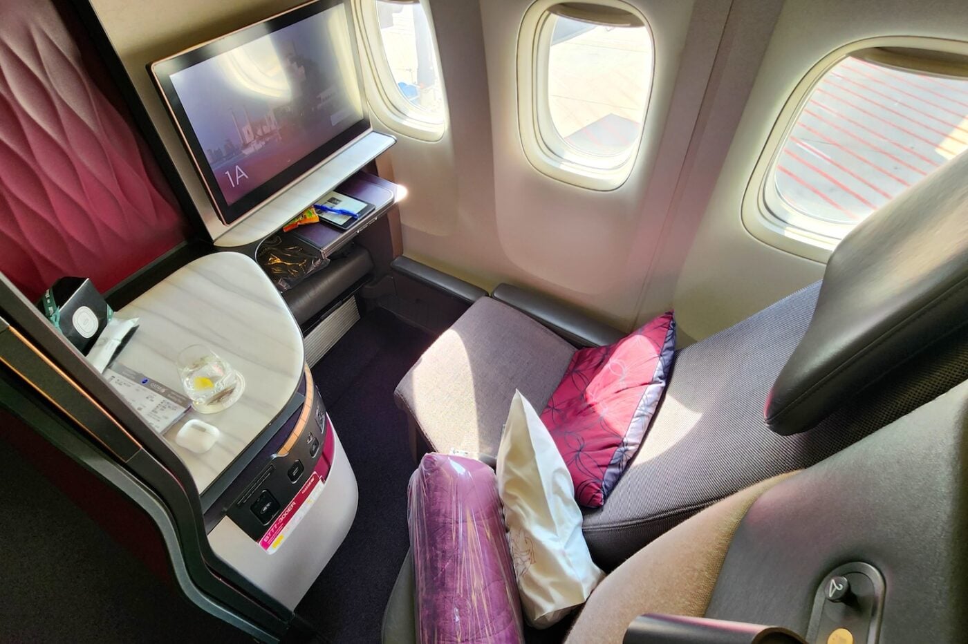 Qatar's QSuite business class