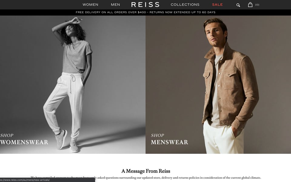 Fashion models: casual, menswear, womenswear.