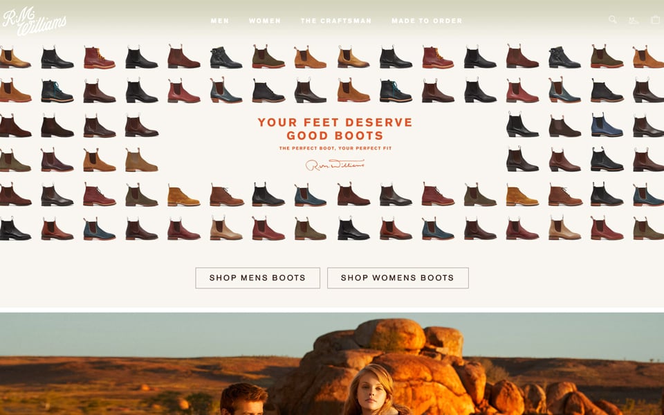 Boot retailer: Men's fashion boots.