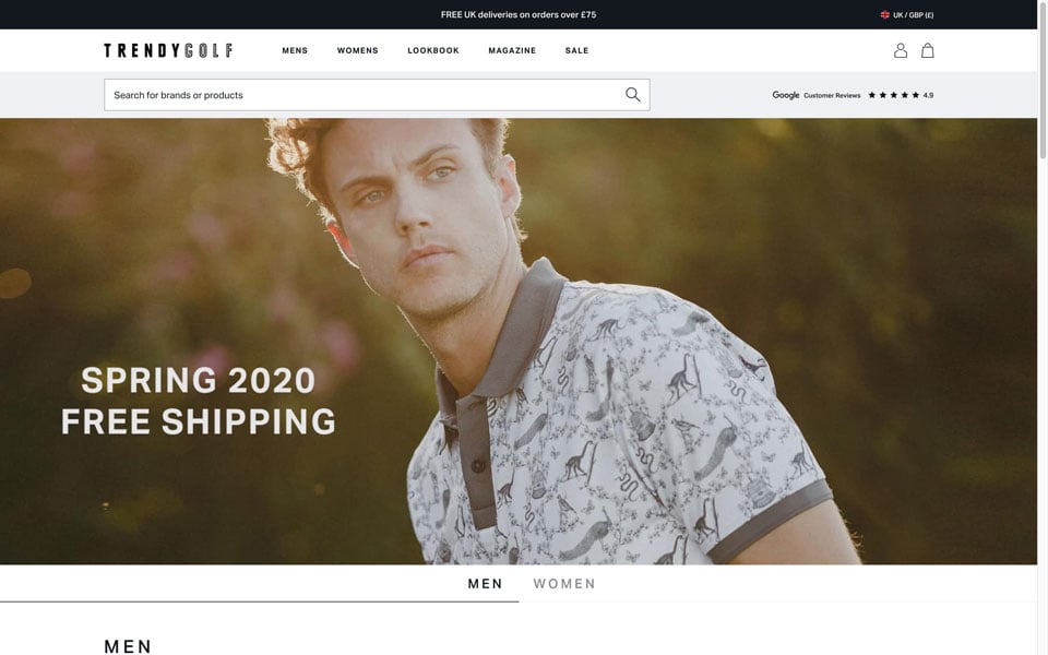 Man outdoors wearing polo shirt.