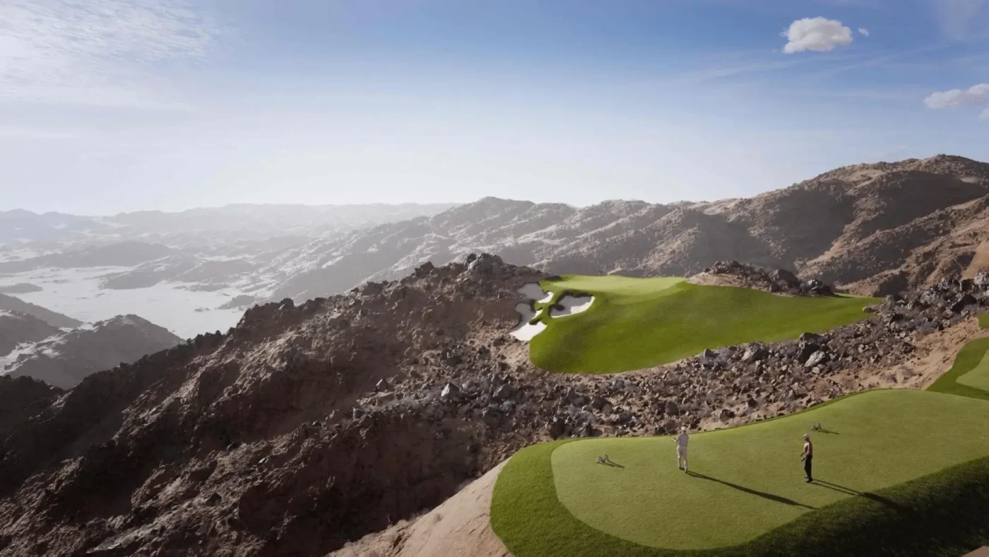 The 18-hole Dusenberry design Golf Course NEOM Saudi Arabia